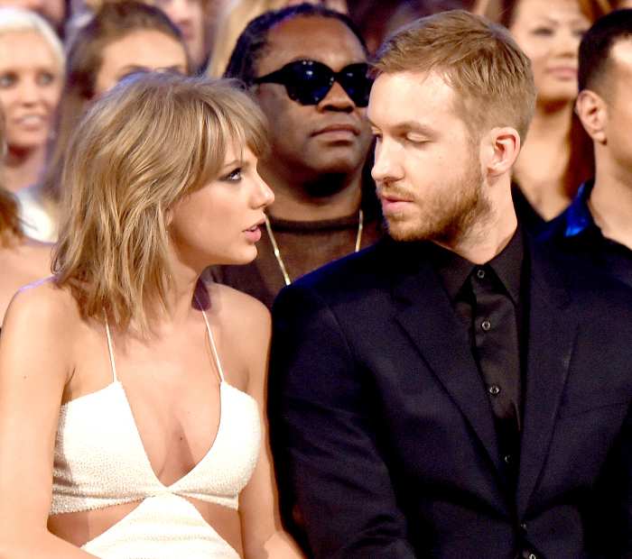 Taylor Swift and Calvin Harris attend the 2015 Billboard Music Awards at MGM Grand Garden Arena on May 17, 2015 in Las Vegas, Nevada.
