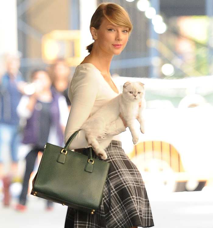 Taylor Swift and Olivia in 2014.