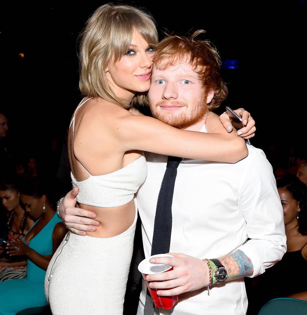 Taylor Swift and Ed Sheeran attend the 2015 Billboard Music Awards at MGM Grand Garden Arena on May 17, 2015 in Las Vegas, Nevada.
