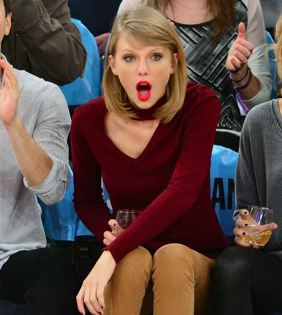 Taylor Swift, Surprised Face, Orlando Magic, New York Knicks