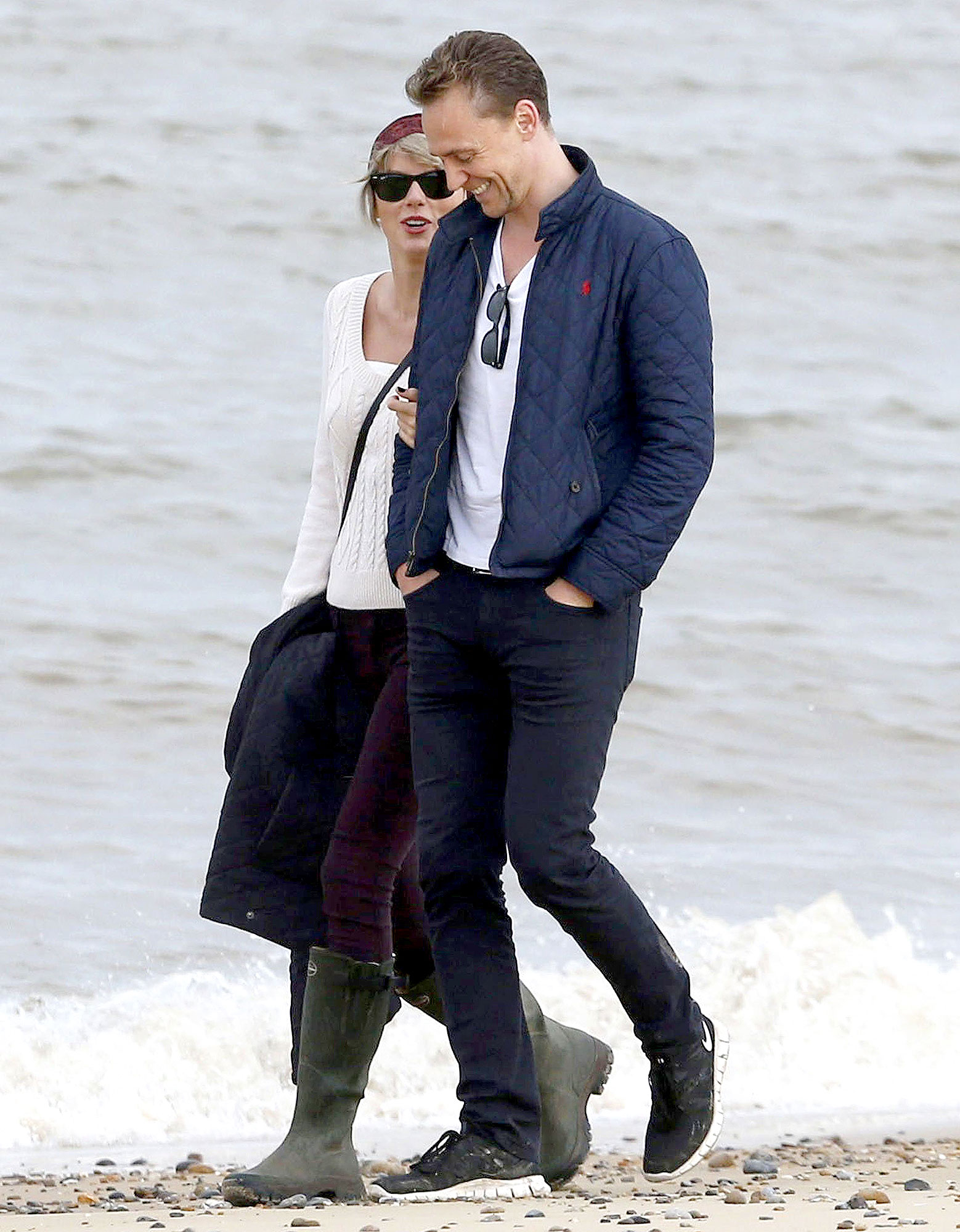 Tom Hiddleston and Taylor Swift in Suffolk, UK on June 26, 2016.