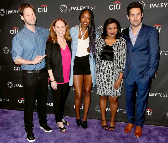 Ike Barinholtz. Beth Grant, Xosha Roquemore, Mindy Kaling and Ed Weeks attend The Paley Center for Media's 11th Annual PaleyFest fall TV previews Los Angeles for Hulu's The Mindy Project at The Paley Center for Media on September 8, 2017 in Beverly Hills, California.
