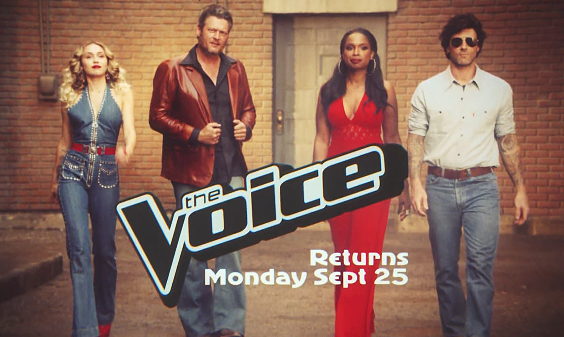 Miley Cyrus Blake Shelton Jennifer Hudson Adam Levine The Voice