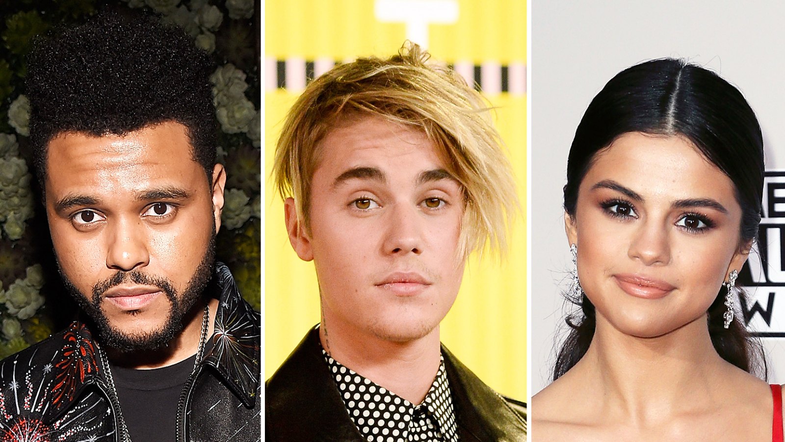 The Weeknd Justin Bieber Selena Gomez