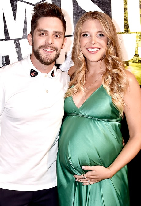Thomas Rhett and Lauren Gregory (R) attend the 2017 CMT Music Awards at the Music City Center on June 7, 2017 in Nashville, Tennessee.