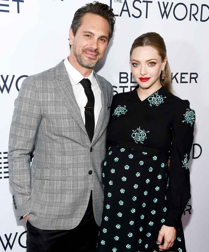 Thomas Sadoski and Amanda Seyfried arrive at the premiere of Bleecker Street Media's "The Last Word" at ArcLight Hollywood on March 1, 2017 in Hollywood, California.