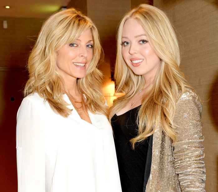 Marla Maples and Tiffany Trump have dinner at Sumosan on July 28, 2014 in London, England.