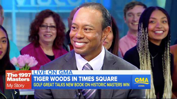 Tiger Woods Good Morning America GMA