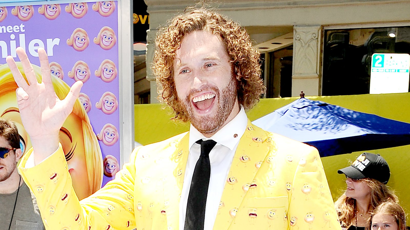 T.J. Miller attends the premiere of "The Emoji Movie" at Regency Village Theatre on July 23, 2017 in Westwood, California.