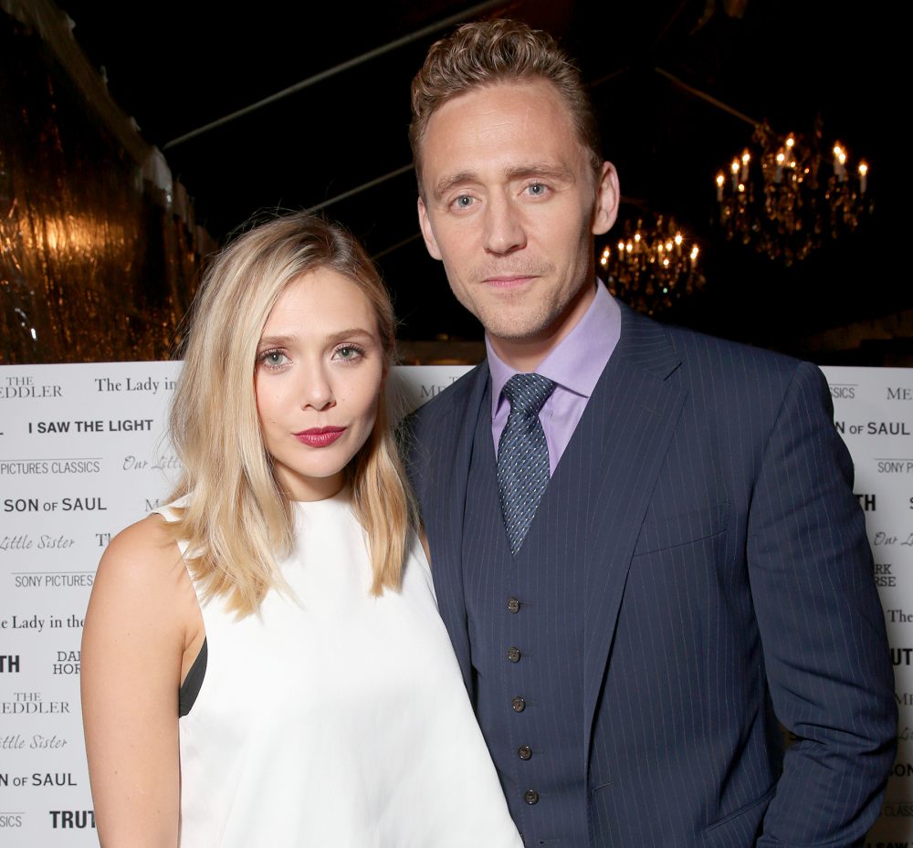 Tom Hiddleston and Elizabeth Olsen attend the Sony Pictures Classics party during the 2015 Toronto International Film Festival.
