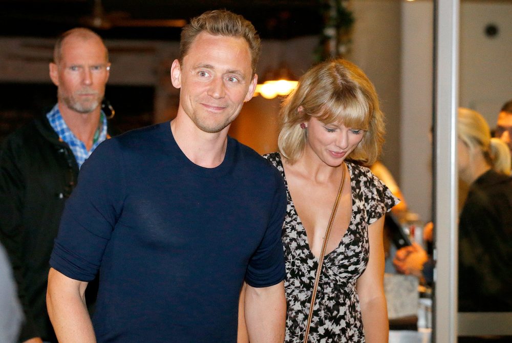 Tom Hiddleston and Taylor Swift leave restaurant 'Gemelli Italian' in Broadbeach on the Gold Coast, Queensland.