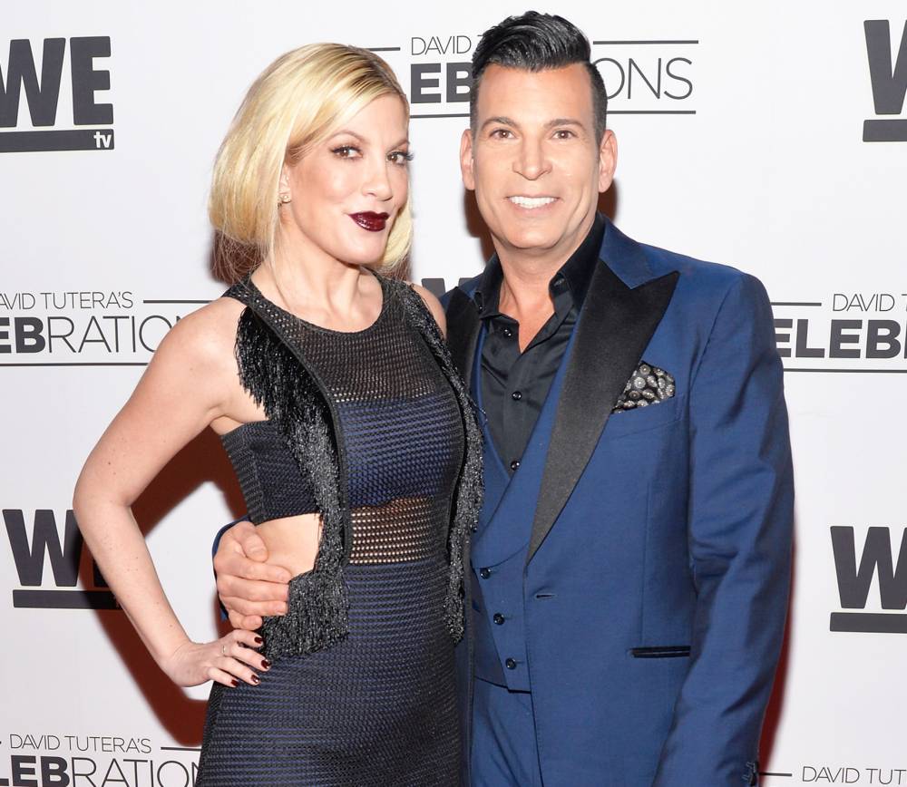 Tori Spelling and David Tutera