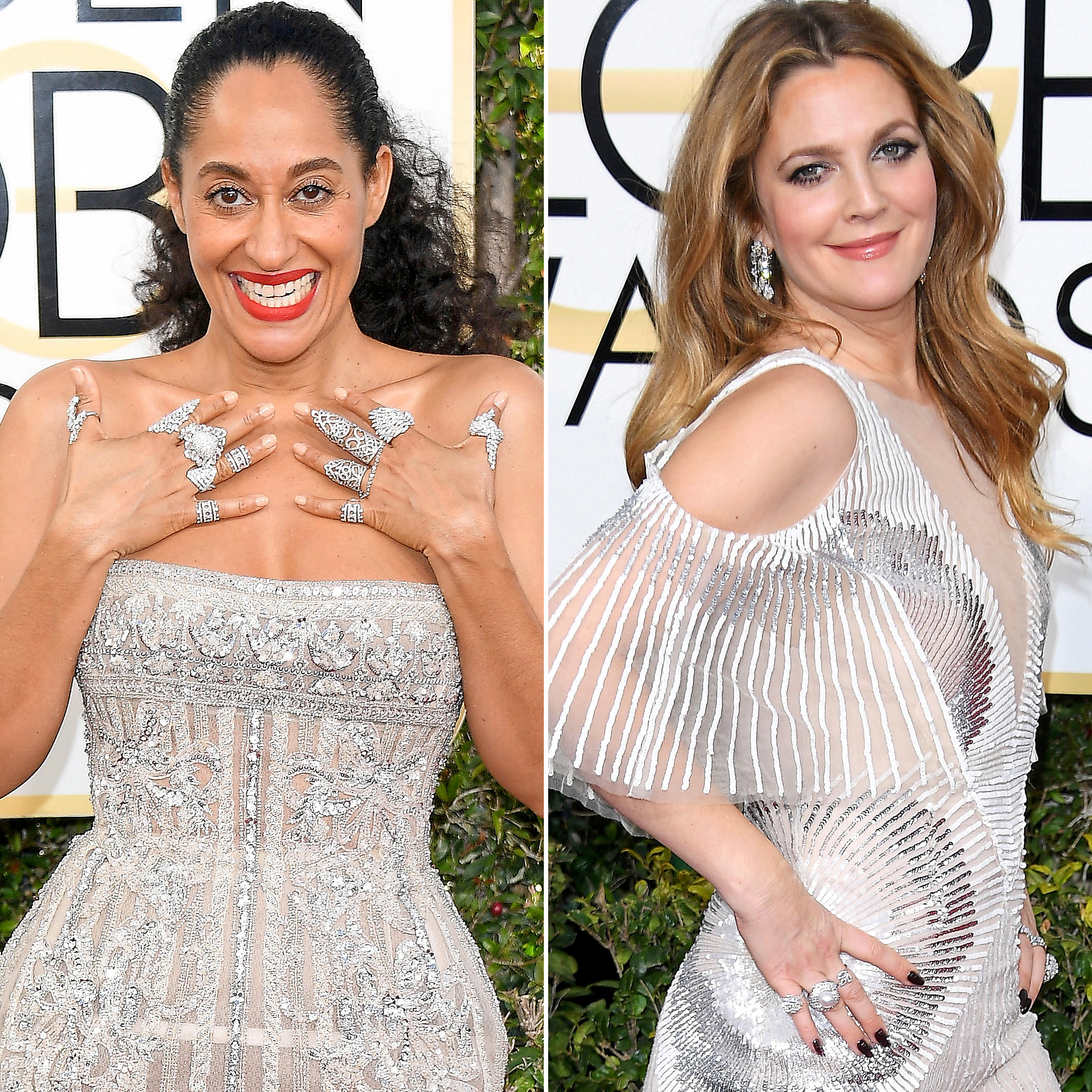 Tracee Ellis Ross and Drew Barrymore