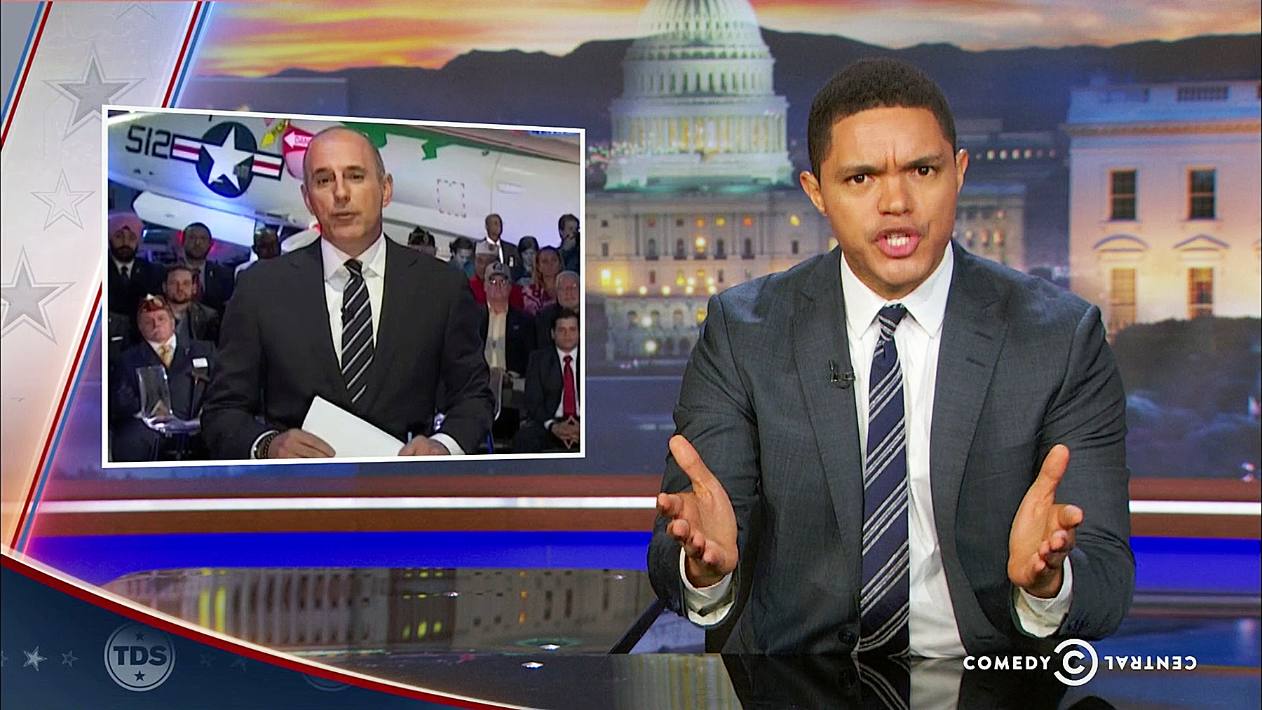 Trevor Noah Matt Lauer