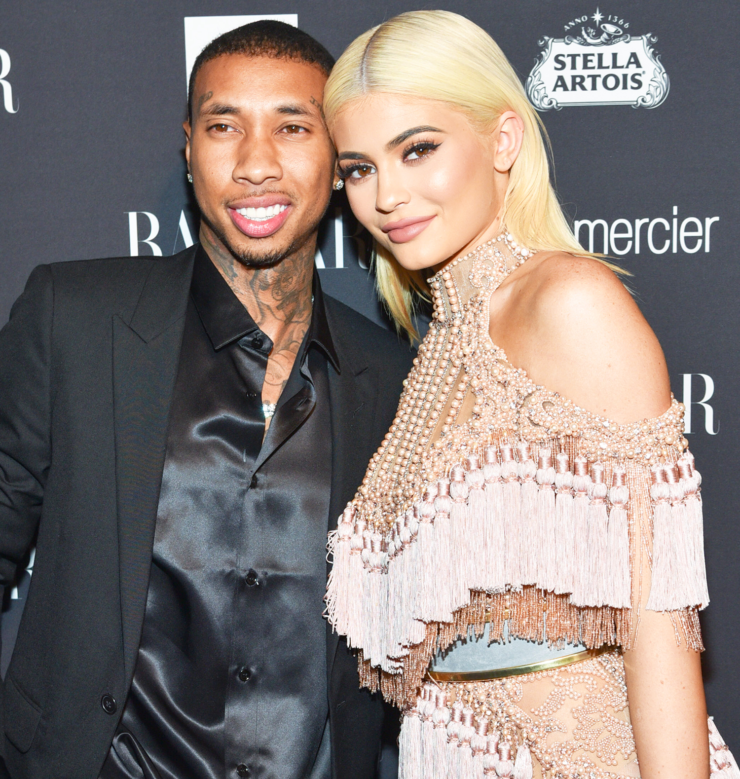 Tyga and Kylie Jenner attend The Worldwide Editors of Harper's Bazaar Celebrate Icons by Carine Roitfeld at The Plaza Hotel on September 9, 2016 in New York City