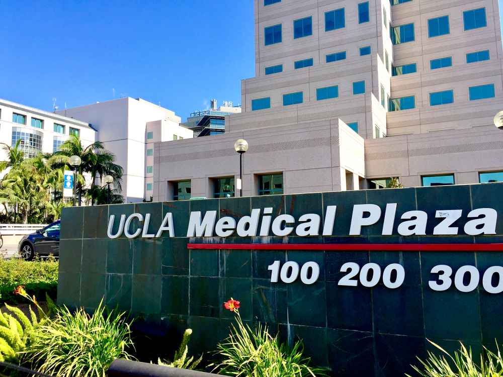 General Views of UCLA Medical Center where Beyonce reportedly gave birth to twins.