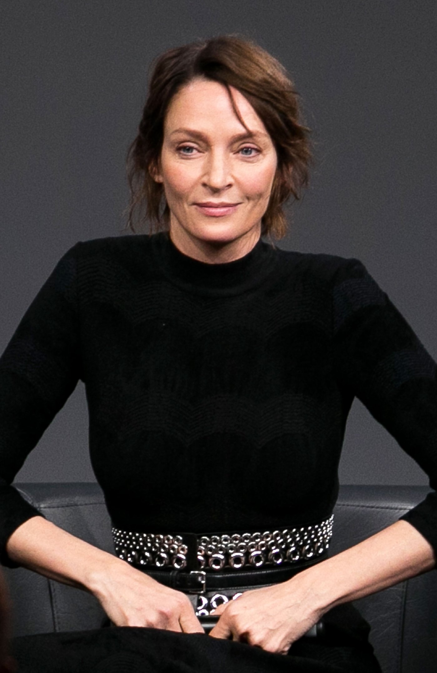 Uma Thurman Dyes Hair Brunette: Pic | Us Weekly