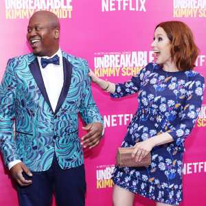 Tina Fey, Tituss Burgess and Ellie Kemper