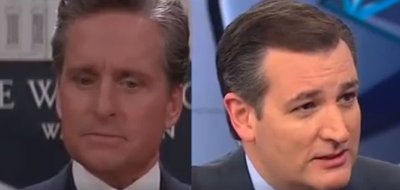Ted Cruz seems to have borrowed some words from Michael Douglas' 'American President'