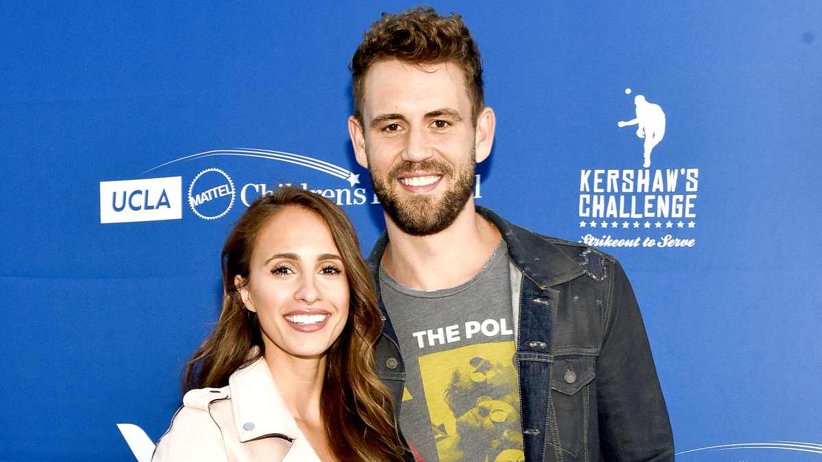 Vanessa Grimaldi and Nick Viall attend the 5th Annual Ping Pong 4 Purpose on July 27, 2017 in Los Angeles, California.