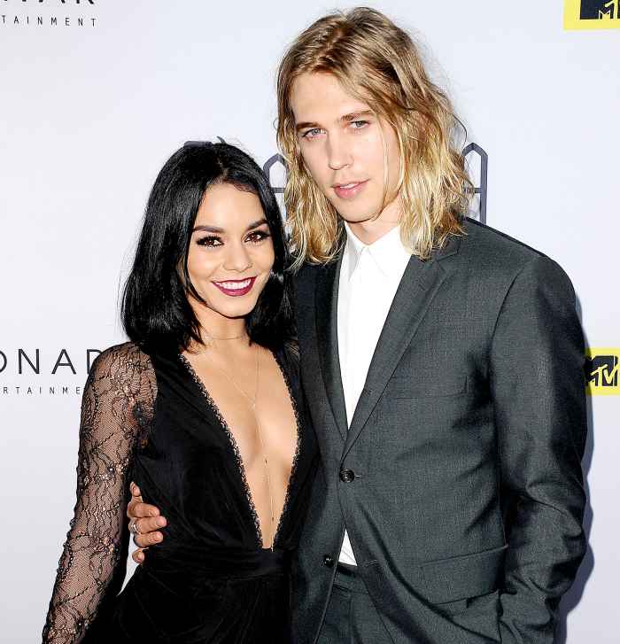 Vanessa Hudgens and actor Austin Butler attend the premiere of