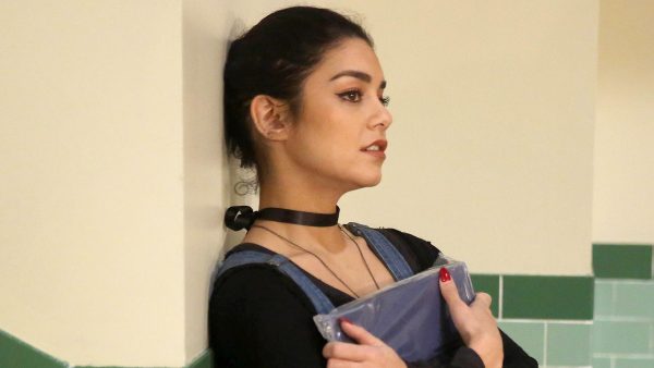 Vanessa Hudgens rehearses for GREASE: LIVE.