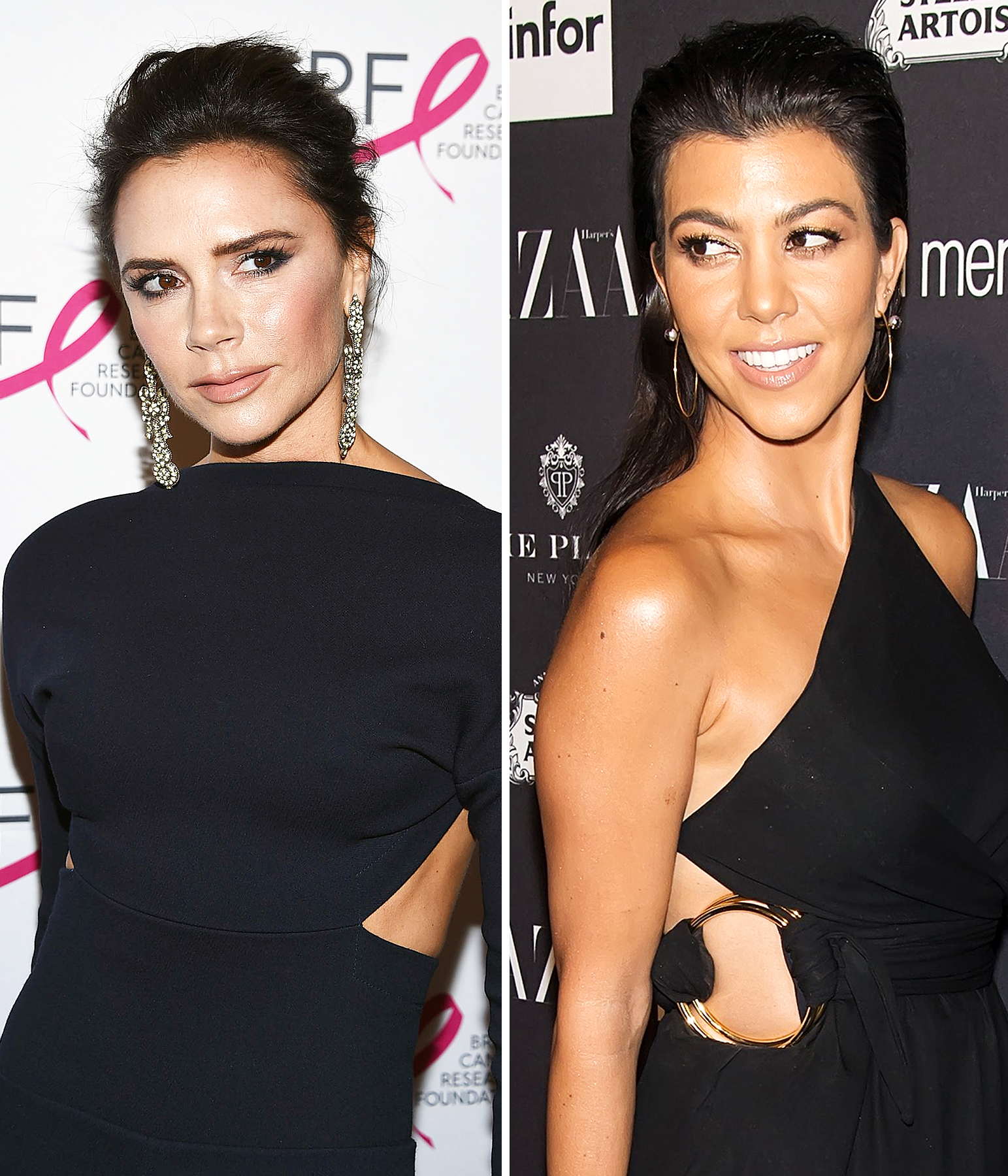 Victoria Beckham Kourtney Kardashian