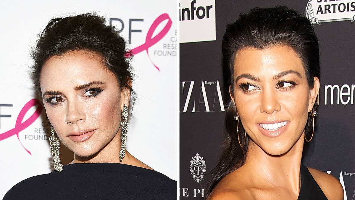 Victoria Beckham Kourtney Kardashian