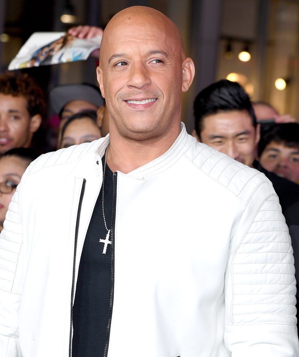Vin Diesel attends the premiere of Paramount Pictures'