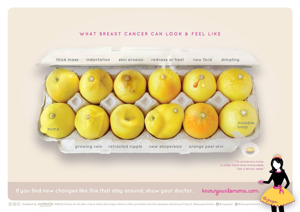 Worldwide Breast CancerWorldwide Breast Cancer's #knowyourlemons campaign