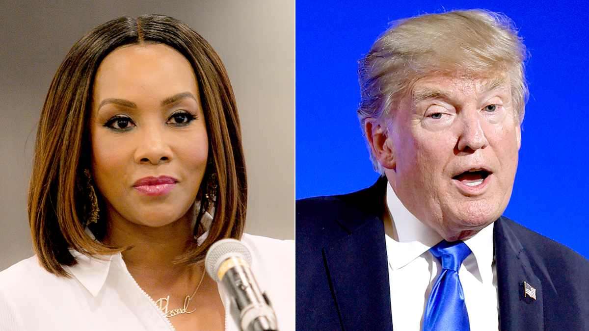 Vivica A. Fox and Donald Trump