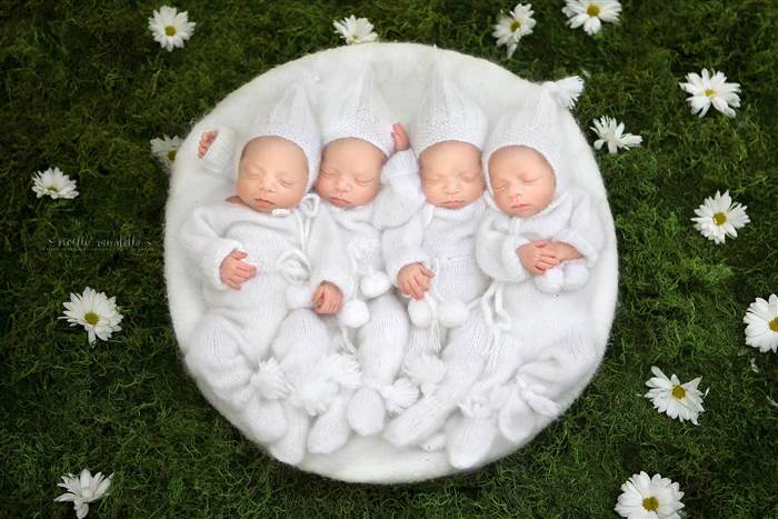 Webb Quadruplet Baby Girls