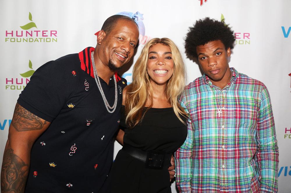 Kevin Hunter, wife Wendy Williams and son Kevin Hunter Jr