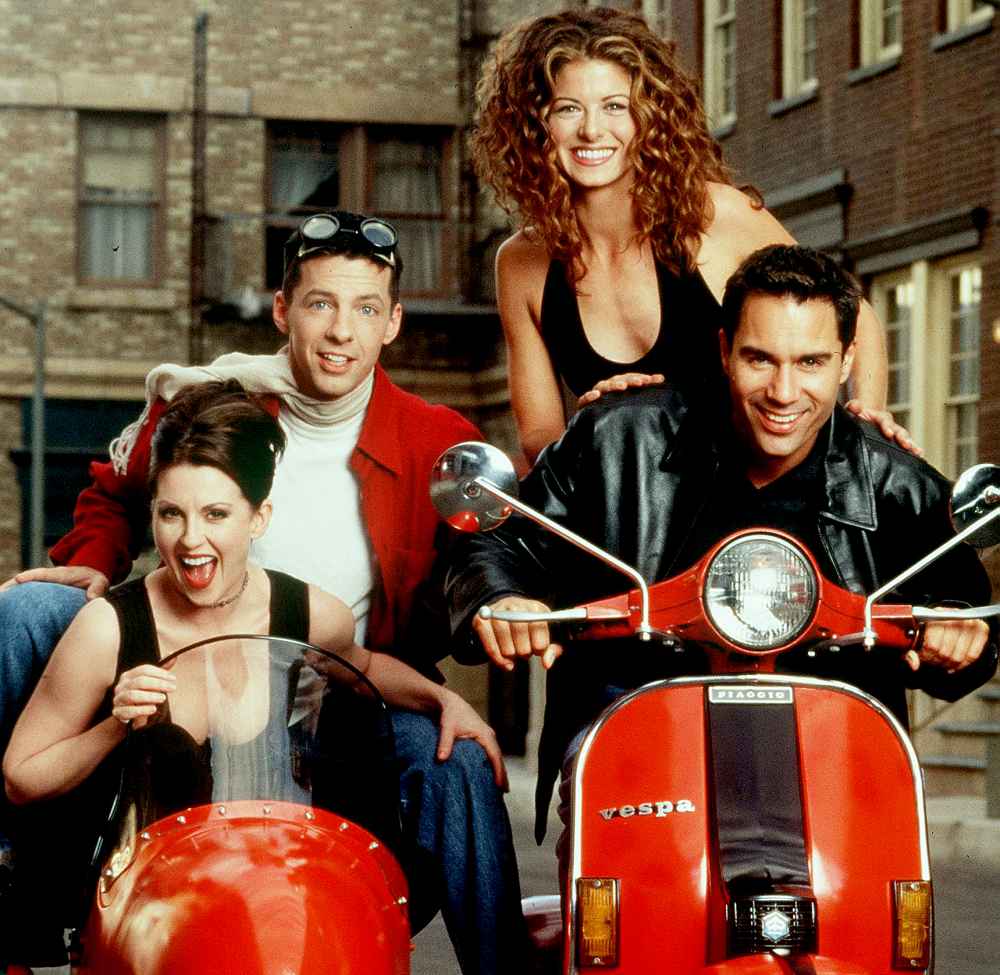 Eric McCormack, Sean Hayes, Meagan Mullally, and Debra Messing star in the NBC series 'Will and Grace.'