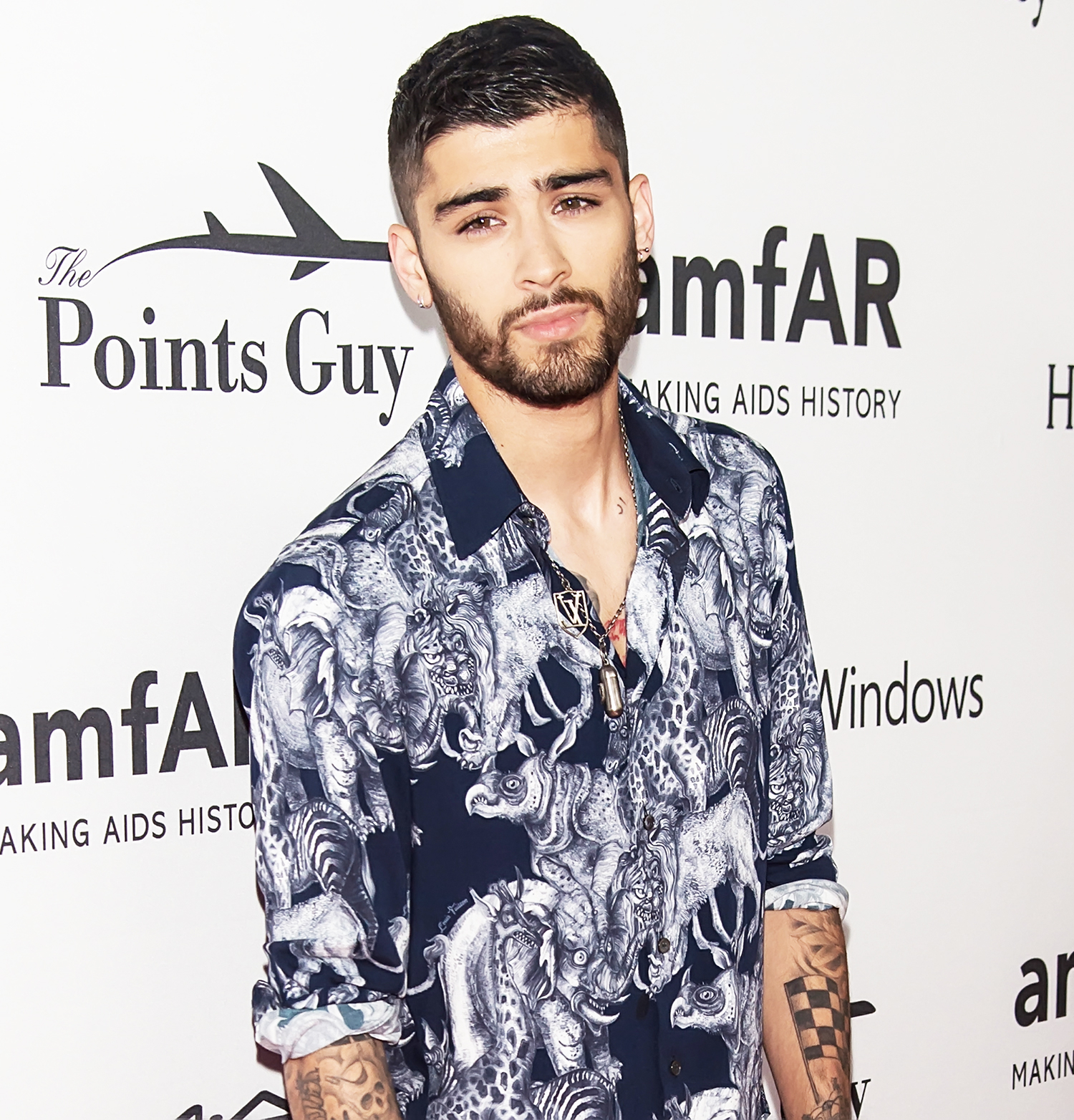 Zayn Malik attends 7th Annual amfAR Inspiration Gala New York at Skylight at Moynihan Station on June 9, 2016 in New York City.